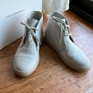 Women by Common Projects Chukka Heels 37 Off White Made in Italy